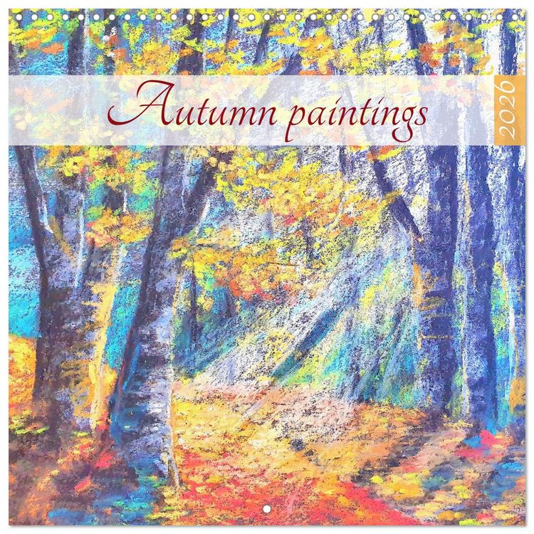 Produktbild: Autumn paintings (Wall Calendar 2026 12 &times; 12 Inch) CALVENDO 12 Month Wall Calendar