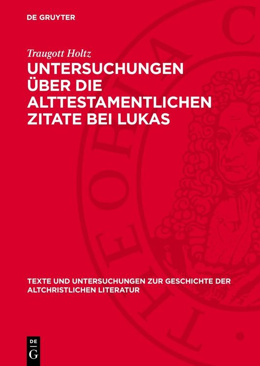 Produktbild: Untersuchungen &uuml;ber die alttestamentlichen Zitate bei Lukas