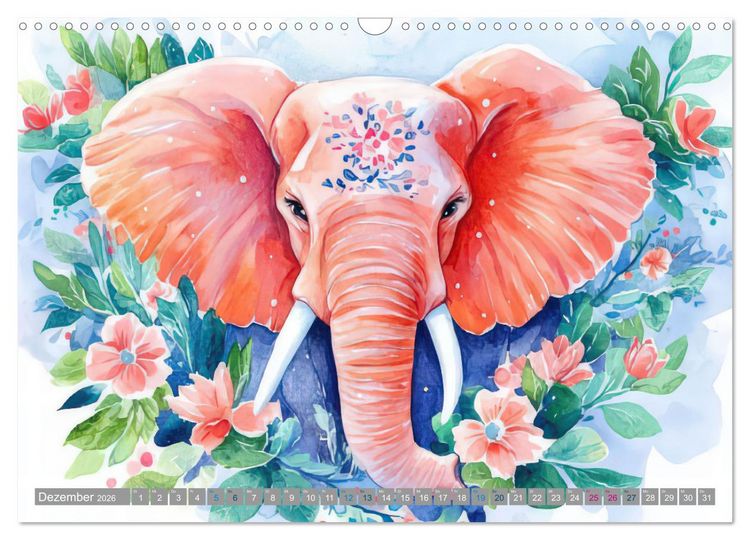 Produktbild: Farbenfrohe Giganten (Wandkalender 2026 DIN A3 quer), CALVENDO Monatskalender
