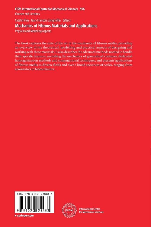 Produktbild: Mechanics of Fibrous Materials and Applications