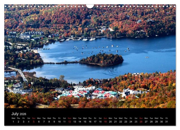 Produktbild: Indian Summer Mont Tremblant Quebec (Wall Calendar 2026 DIN A3 landscape), CALVENDO 12 Month Wall Calendar