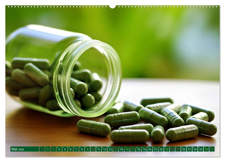 Produktbild: Algen - Superfood (Wandkalender 2026 DIN A2 quer), CALVENDO Monatskalender