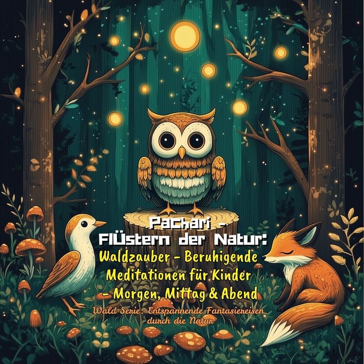 Produktbild: Fl&uuml;stern der Natur: Waldzauber - Beruhigende Meditationen f&uuml;r Kinder - Morgen, Mittag & Abend