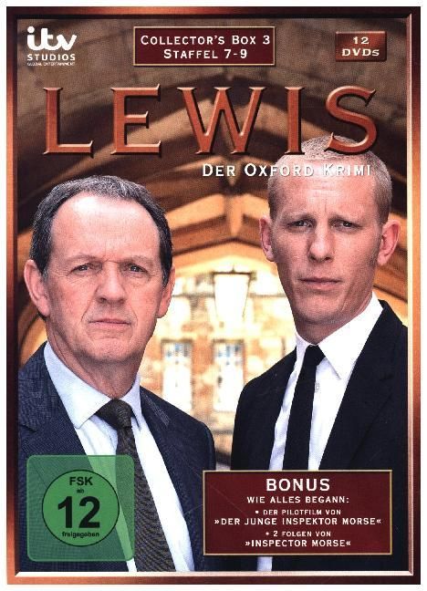 Produktbild: Lewis - Der Oxford Krimi - Staffel 7-9 - Collector's Box 3 [12 DVDs]