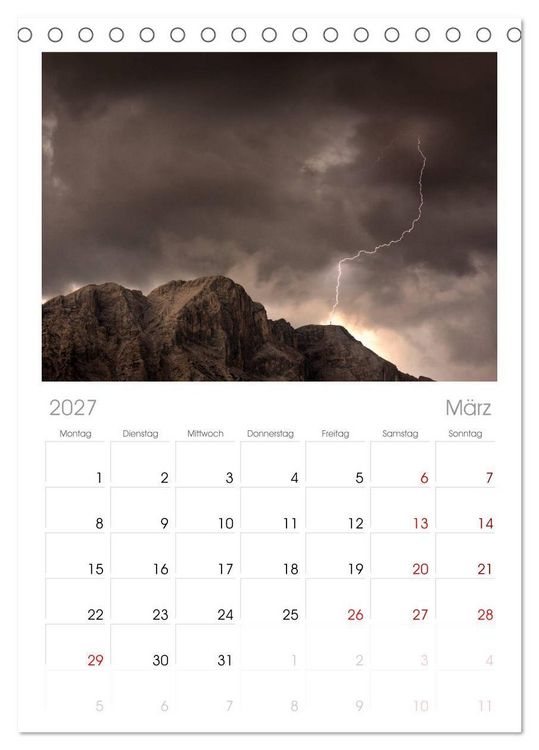 Produktbild: Tischplaner 2027 - Wild, Wild Places (A5 Tischkalender zum Aufstellen) CALVENDO