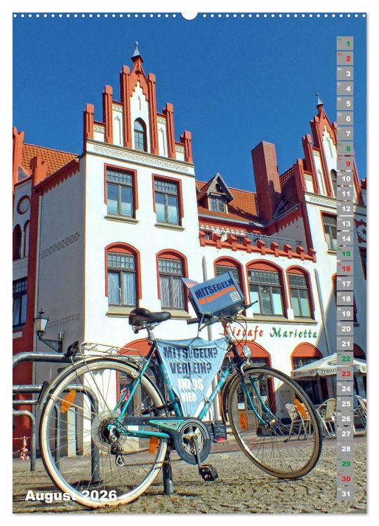 Produktbild: Wismar Stadtansichten (hochwertiger Premium Wandkalender 2026 DIN A2 hoch), Kunstdruck in Hochglanz
