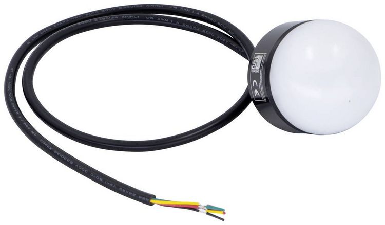 Produktbild: TRU COMPONENTS Kombi-Signalgeber HBJD-50C/SW/RYG/24V/Y5 LED 3-farbig 1St.