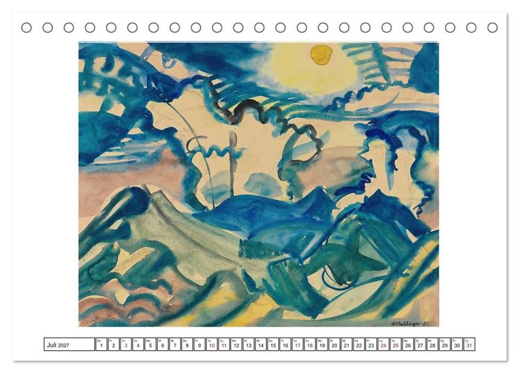 Produktbild: August Babberger (Tischkalender 2027 DIN A5 quer), CALVENDO Monatskalender
