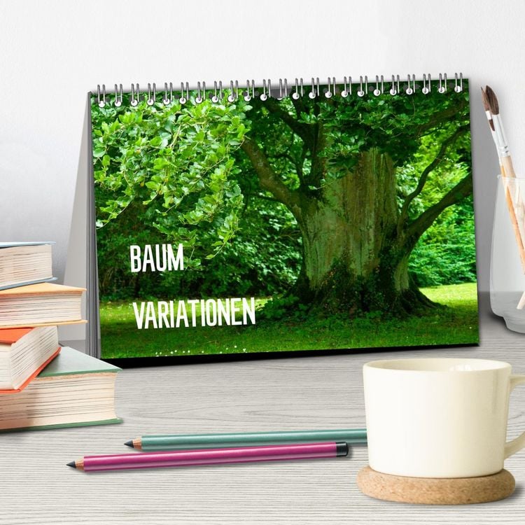 Produktbild: Baum-Variationen (Tischkalender 2026 DIN A5 quer), CALVENDO Monatskalender