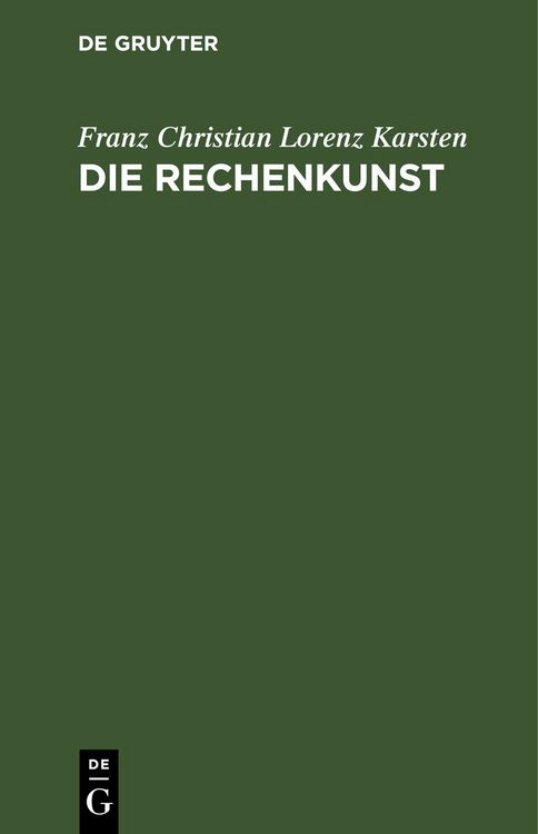 Produktbild: Die Rechenkunst