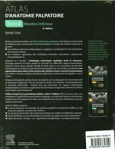 Produktbild: Atlas d'anatomie palpatoire : pack tomes 1 et 2