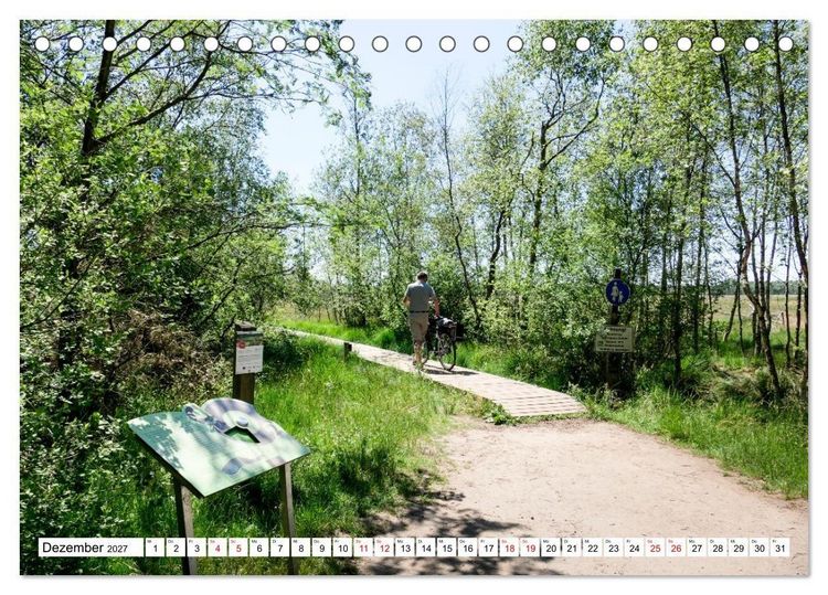 Produktbild: Radland Deutschland - L&uuml;neburger Heide (Tischkalender 2027 DIN A5 quer), CALVENDO Monatskalender