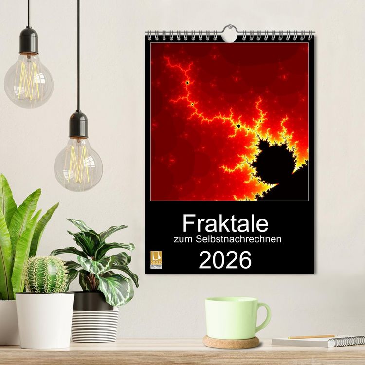 Produktbild: Fraktale zum Selbstnachrechnen (Wandkalender 2026 DIN A4 hoch), CALVENDO Monatskalender