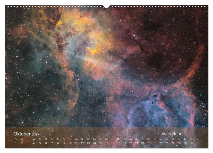 Produktbild: Deep Sky Kalender (Wandkalender 2027 DIN A2 quer), CALVENDO Monatskalender