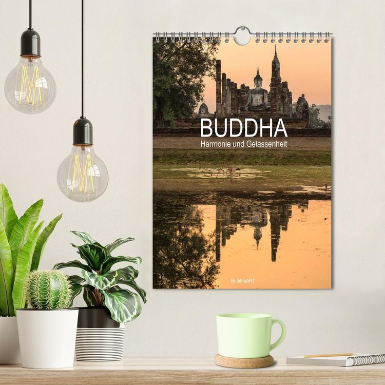 Produktbild: Buddha - Harmonie und Gelassenheit (Wandkalender 2026 DIN A4 hoch), CALVENDO Monatskalender