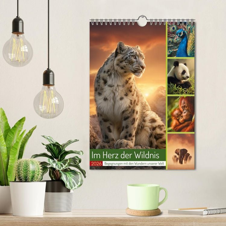 Produktbild: Im Herz der Wildnis (Wandkalender 2026 DIN A4 hoch), CALVENDO Monatskalender