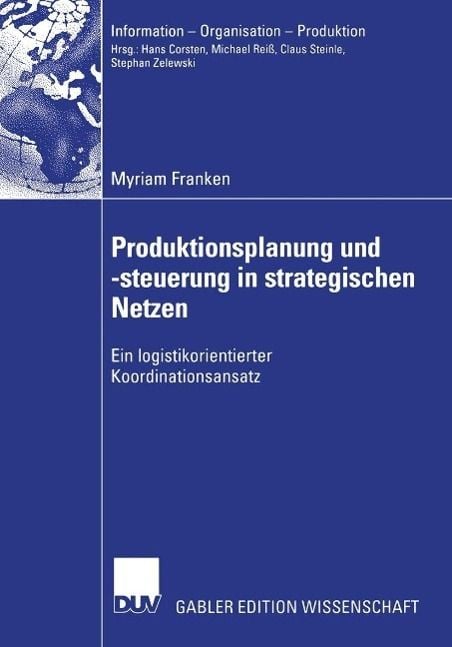 Produktbild: Produktionsplanung und -steuerung in strategischen Netzen
