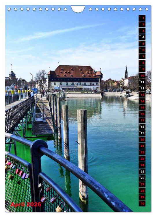 Produktbild: Unterwegs in Konstanz (Wandkalender 2026 DIN A4 hoch), CALVENDO Monatskalender