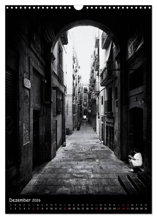 Produktbild: In den Stra&szlig;en und Gassen Barcelonas (Wandkalender 2026 DIN A3 hoch), CALVENDO Monatskalender