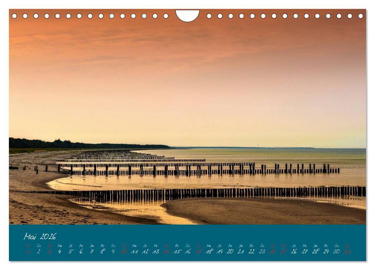 Produktbild: Blick auf die Halbinsel Fischland, Dar&szlig; und Zingst (Wandkalender 2026 DIN A4 quer), CALVENDO Monatskalender