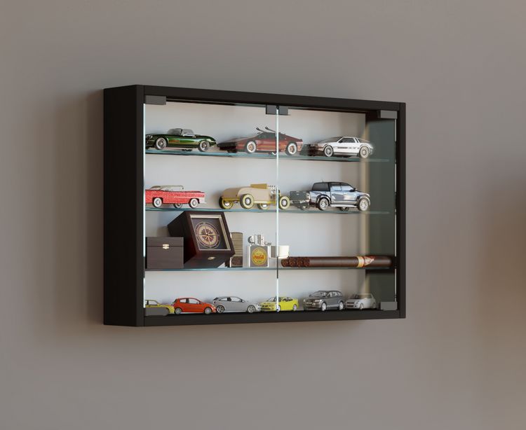 Produktbild: H&auml;ngevitrine Wandvitrine Sammel Deko Mandosa M