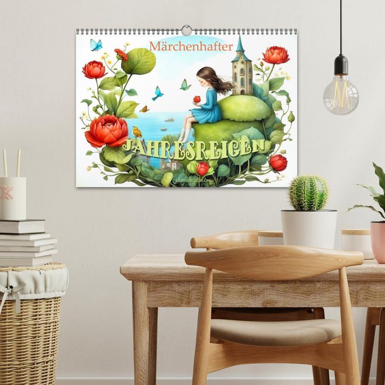 Produktbild: M&auml;rchenhafter Jahresreigen (Wandkalender 2026 DIN A3 quer), CALVENDO Monatskalender