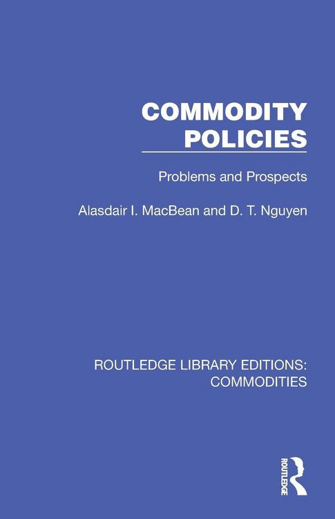 Produktbild: Commodity Policies