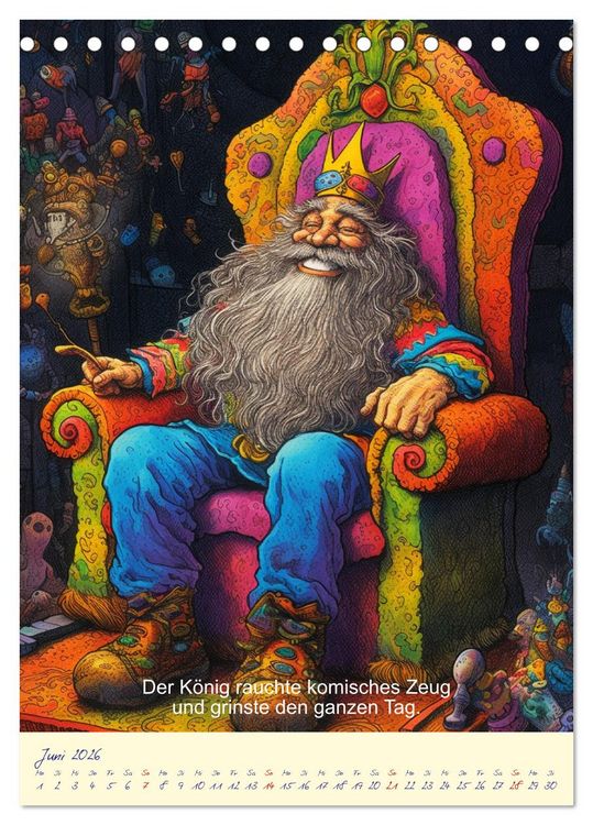 Produktbild: M&auml;rchen. Wie es wirklich war und nie erz&auml;hlt wurde! (Tischkalender 2026 DIN A5 hoch), CALVENDO Monatskalender