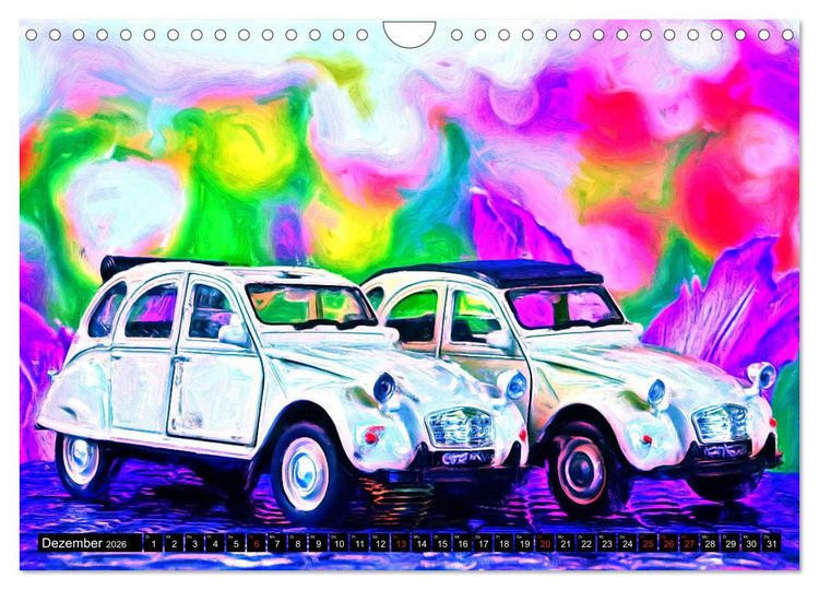 Produktbild: 70 Jahre 2CV (Wandkalender 2026 DIN A4 quer), CALVENDO Monatskalender
