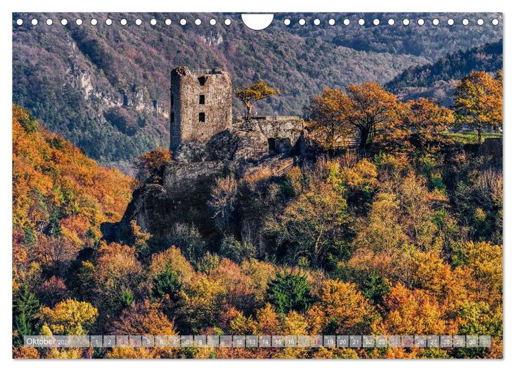 Produktbild: Burgenlandschaft Fr&auml;nkische Schweiz (Wandkalender 2026 DIN A4 quer), CALVENDO Monatskalender
