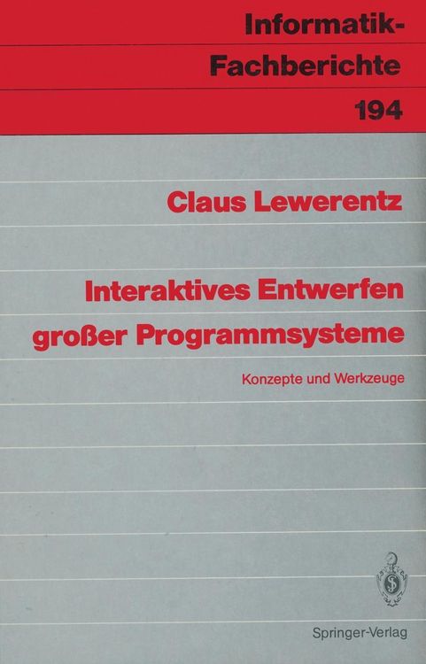 Produktbild: Interaktives Entwerfen gro&szlig;er Programmsysteme
