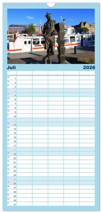 Produktbild: Familienplaner 2026 - Stettin - Bedeutende Hafenstadt in Polen mit 5 Spalten (Wandkalender, 21 x 45 cm) CALVENDO