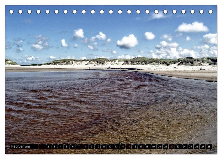 Produktbild: J&uuml;tland in D&auml;nemark - Von Henne Strand bis Blavand (Tischkalender 2026 DIN A5 quer), CALVENDO Monatskalender