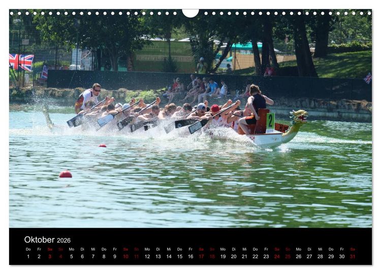 Produktbild: Drachenboot - MissionRome (Wandkalender 2026 DIN A3 quer), CALVENDO Monatskalender