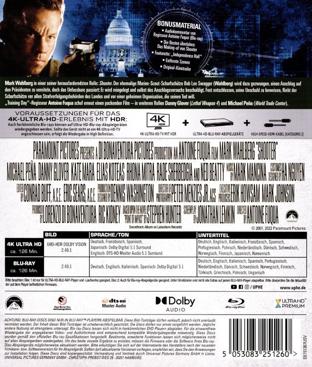 Produktbild: Shooter (+ Blu-ray)