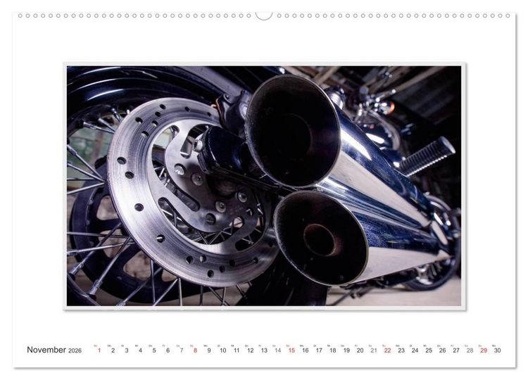 Produktbild: Emotionale Momente: Harley Davidson - Wide Glide (Wandkalender 2026 DIN A2 quer), CALVENDO Monatskalender