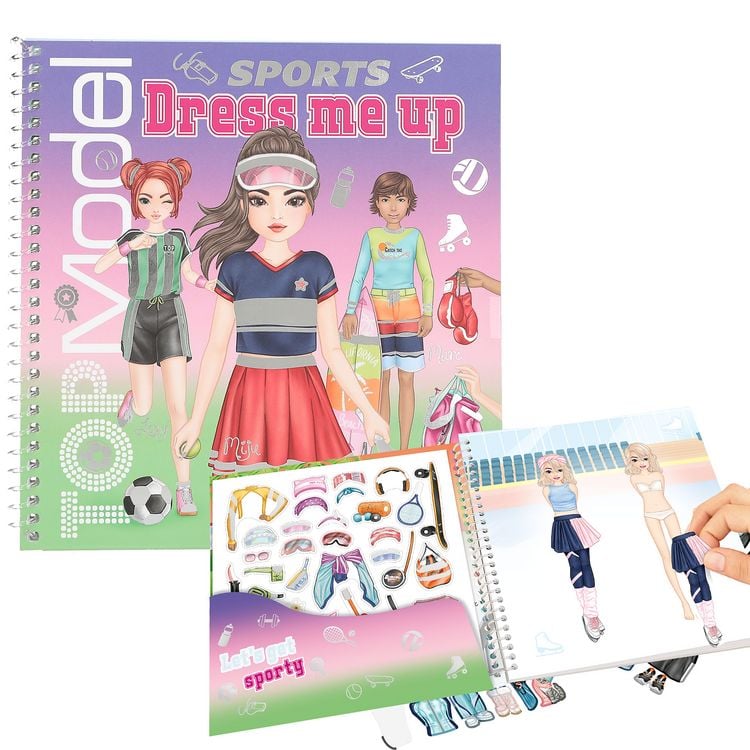 Produktbild: TOPModel Dress Me Up Stickerbuch Sports