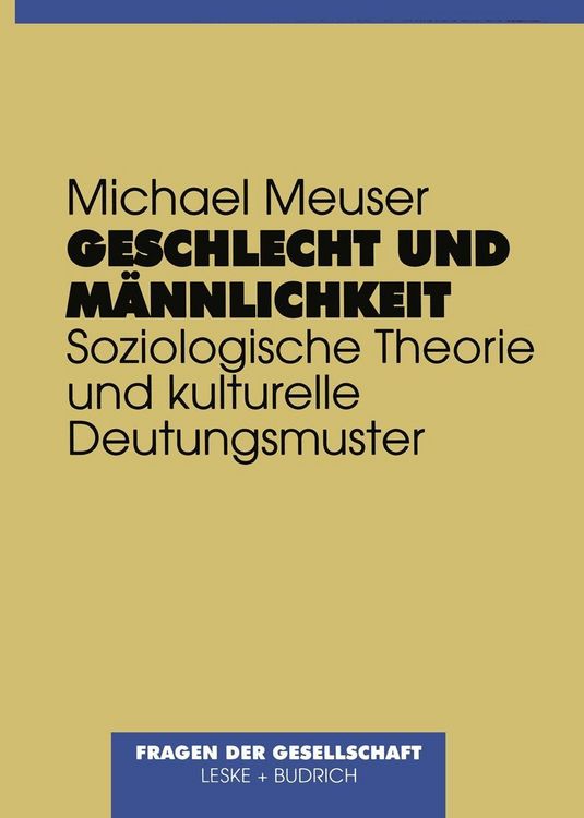 Produktbild: Geschlecht und M&auml;nnlichkeit