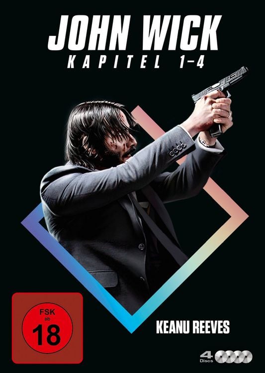 Produktbild: John Wick - Kapitel 1-4 [4 DVDs]