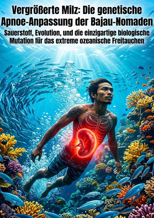 Produktbild: Vergr&ouml;&szlig;erte Milz: Die genetische Apnoe-Anpassung der Bajau-Nomaden