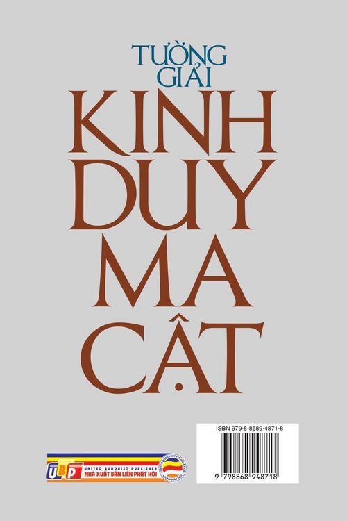 Produktbild: T&iquest;&iquest;ng gi&iquest;i Kinh Duy-ma-c&iquest;t - T&iquest;p 2