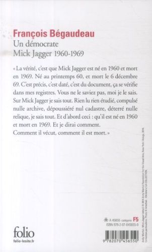 Produktbild: Un d&eacute;mocrate : Mick Jagger 1960-1969