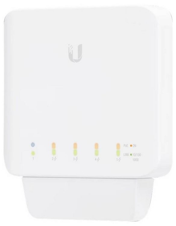 Produktbild: Ubiquiti Networks UniFi USW-Flex Netzwerk Switch RJ45 4+1 Port PoE-Funktion