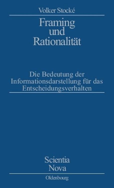 Produktbild: Framing und Rationalit&auml;t