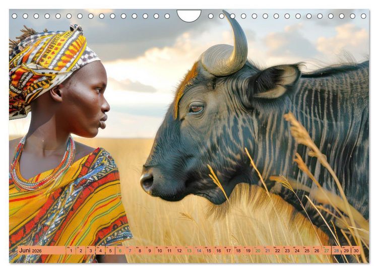 Produktbild: Afrikas urt&uuml;mliche Sch&ouml;nheit (Wandkalender 2026 DIN A4 quer), CALVENDO Monatskalender