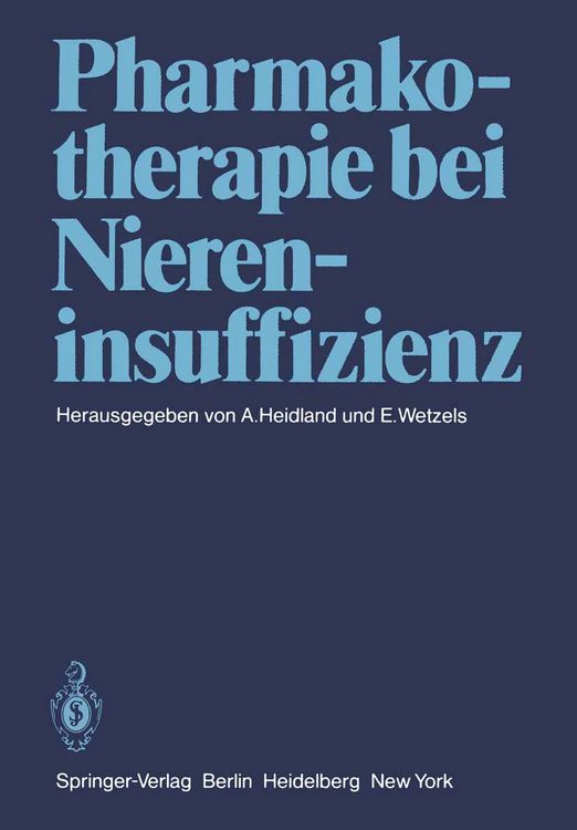 Produktbild: Pharmakotherapie bei Niereninsuffizienz