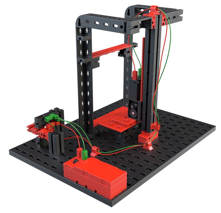 Produktbild: Fischertechnik 559883 - PROFI E-Tronic, 16 Modelle, Konstruktionsbaukasten