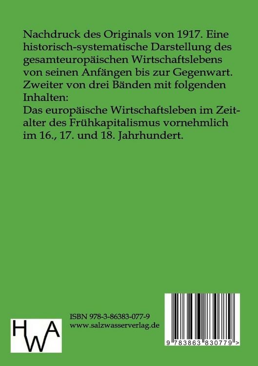 Produktbild: Der moderne Kapitalismus