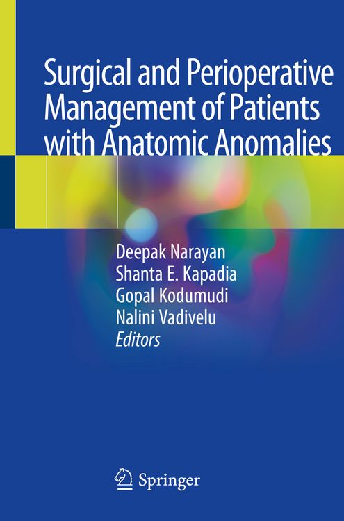 Produktbild: Surgical and Perioperative Management of Patients with Anatomic Anomalies