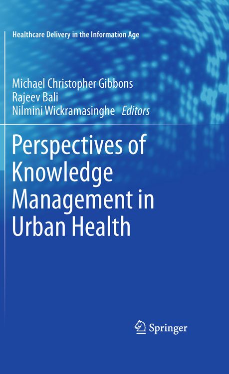 Produktbild: Perspectives of Knowledge Management in Urban Health